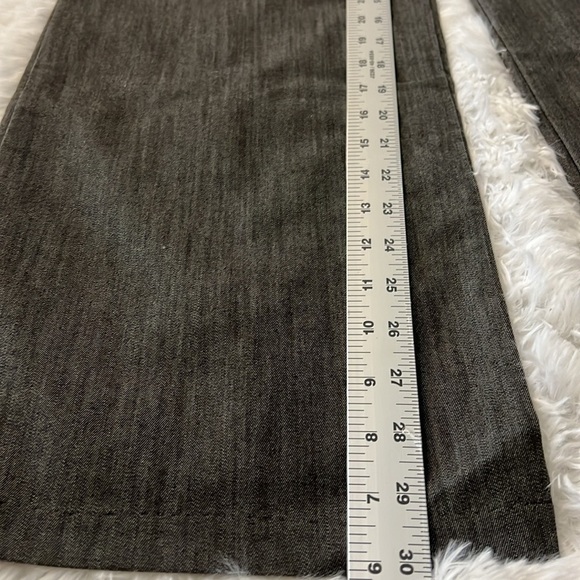 Lee Regular Fit Trouser mid Rise Flex Motion Dark Gray Womens Size 10 Short - Picture 5 of 7